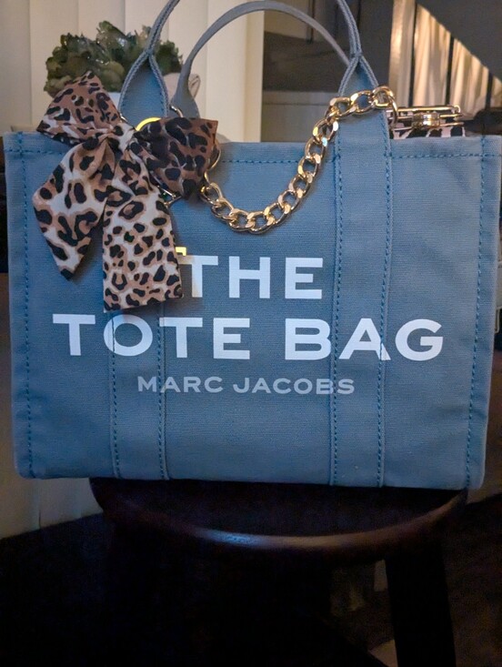 Marc Jacobs Handbags - Marc Jacobs Blue Canvas Tote. MEDIUM SIZE. AUTHENTIC.